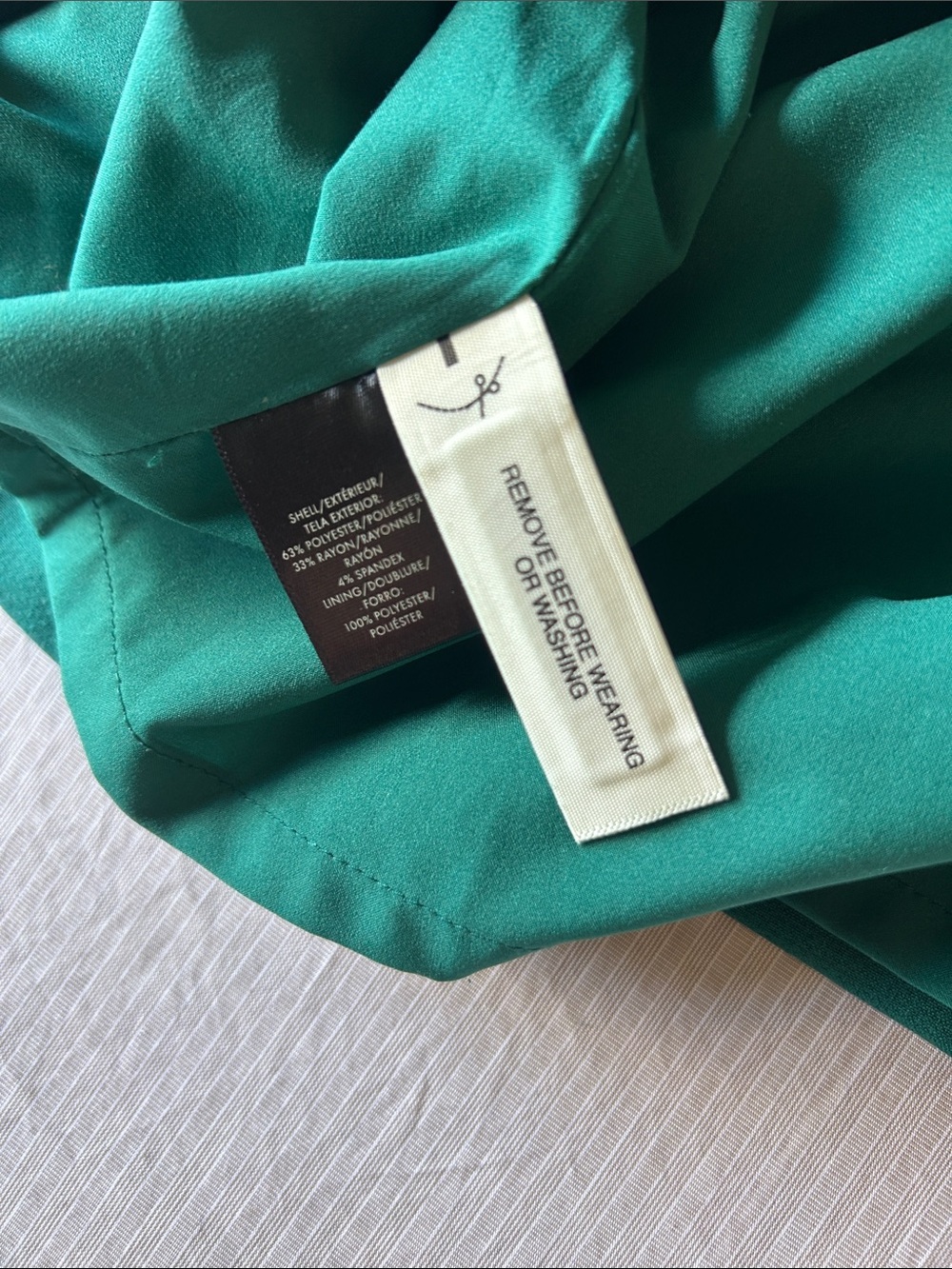 Ann Taylor Green Sleeveless V-Neck Sheath Midi Dress - Picture 4 of 7